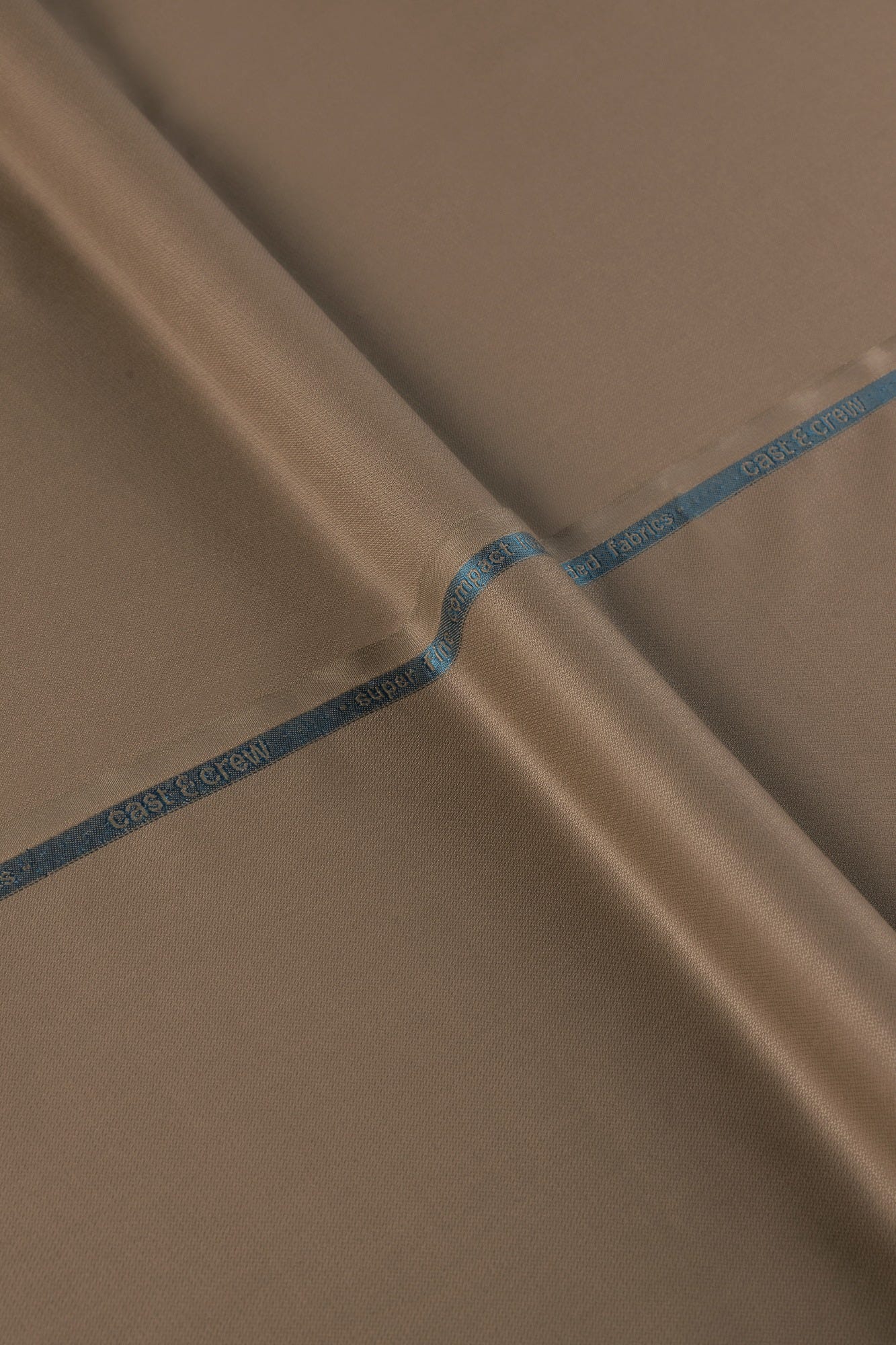 KOBE - KHAKI UNSTITCHED KAMEEZ SHALWAR FABRIC