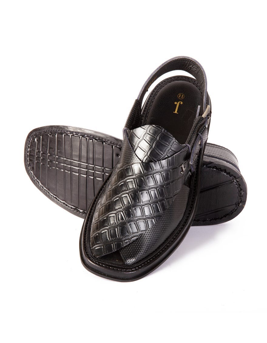 black-textured-men-peshawari-chappal-jjfw-jpc-21282-r1