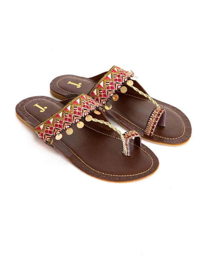 Pink Women Chappal | Jlfwc-22-1178