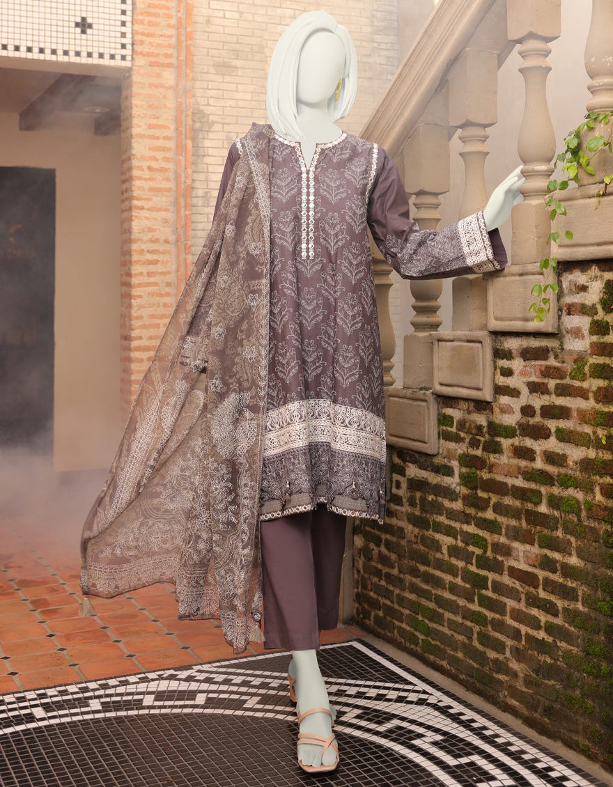 GREY KHADDAR UNSTITCHED 3PC | JJLS-W-JW-22-1742