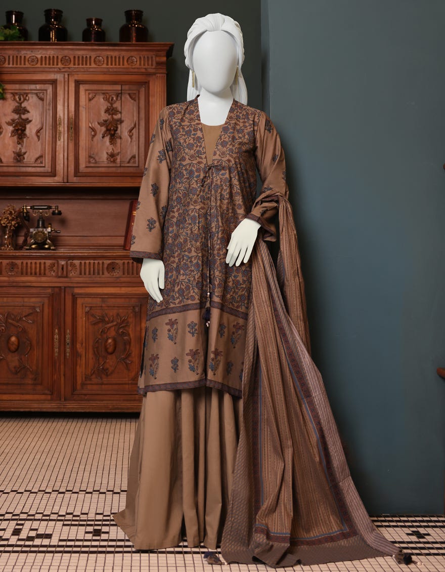 GREY CAMBRIC UNSTITCHED 3PC | JJLS-W-JW-22-1753 FB