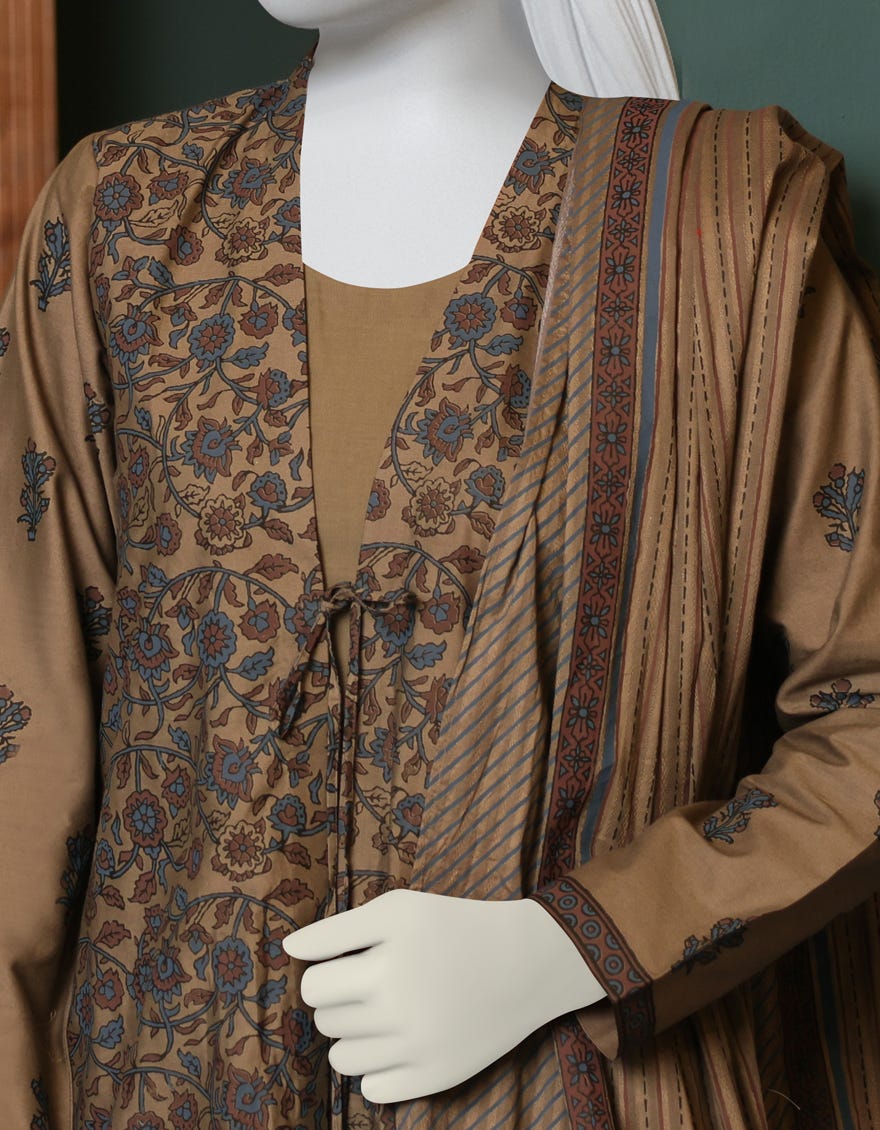 GREY CAMBRIC UNSTITCHED 3PC | JJLS-W-JW-22-1753 FB