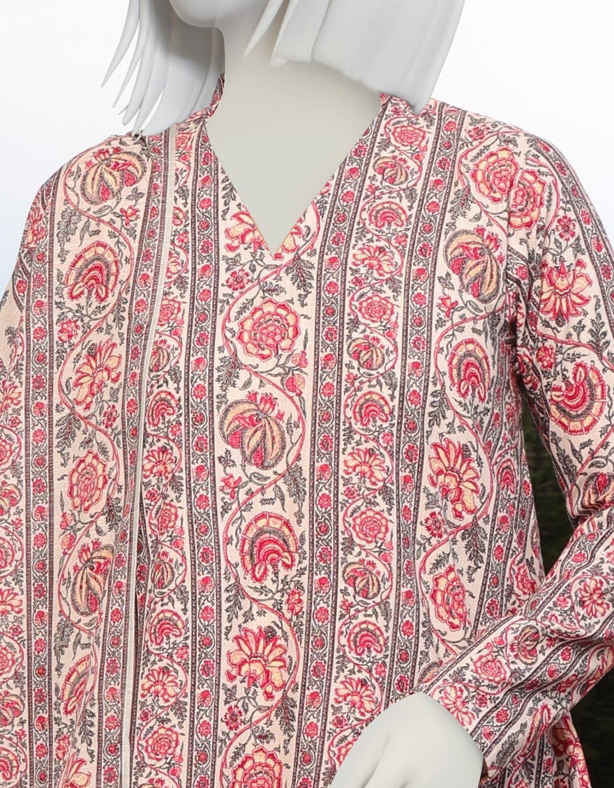 MULTICOLOR KHADDAR UNSTITCHED 3PC | JJLS-W-JWU-22-1832 FB