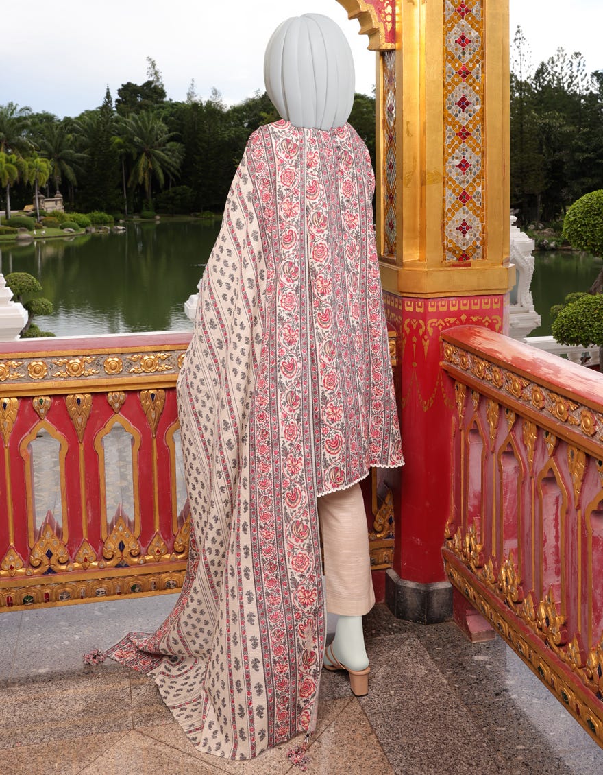 MULTICOLOR KHADDAR UNSTITCHED 3PC | JJLS-W-JWU-22-1832 FB