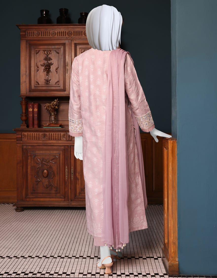 LILAC CAMBRIC UNSTITCHED 3PC | JJLS-W-JWU-22-1857 FB