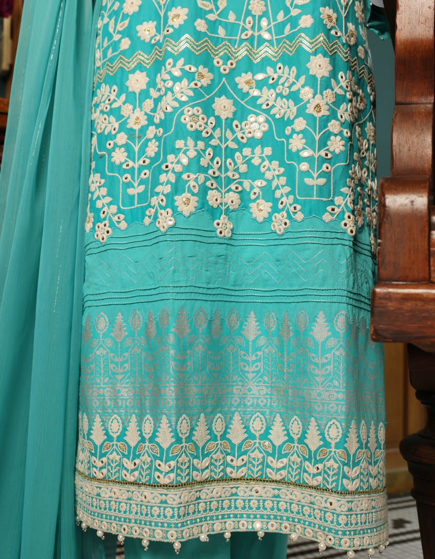 FEROZI CAMBRIC UNSTITCHED 3PC | JJLS-W-JWU-22-1858 FB