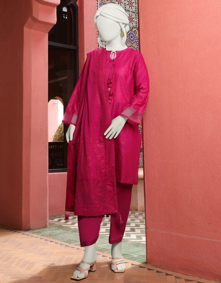 PURPLE CAMBRIC UNSTITCHED 3PC | JJLS-W-JWU-22-1861