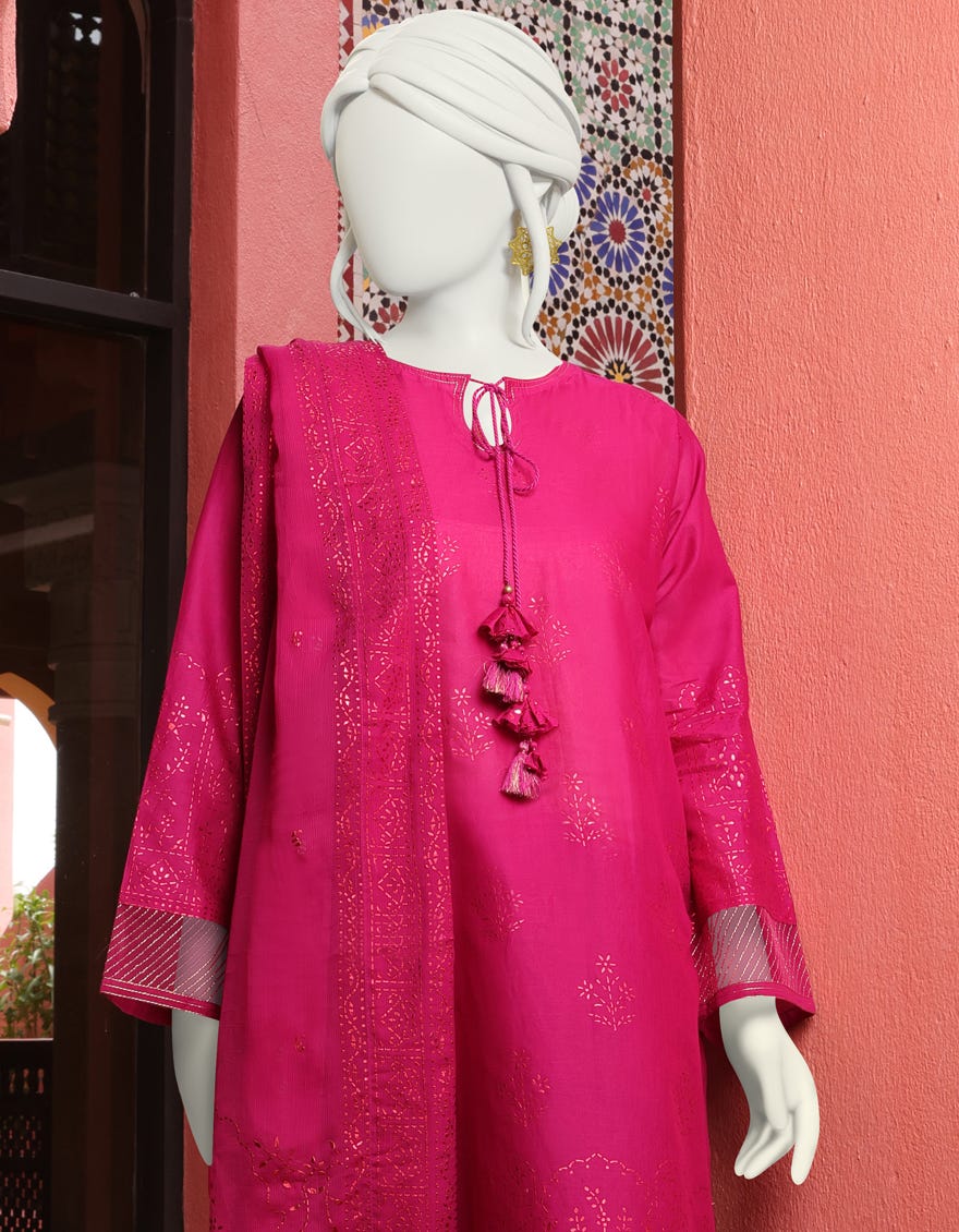 PURPLE CAMBRIC UNSTITCHED 3PC | JJLS-W-JWU-22-1861