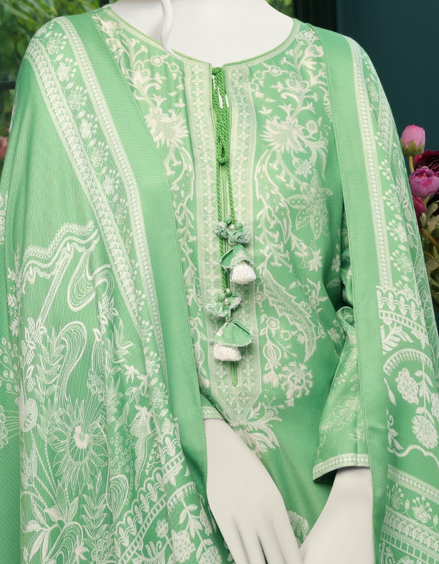 GREEN UNSTITCHED 3PC | JJLS-W-JWU-22-1873 FB
