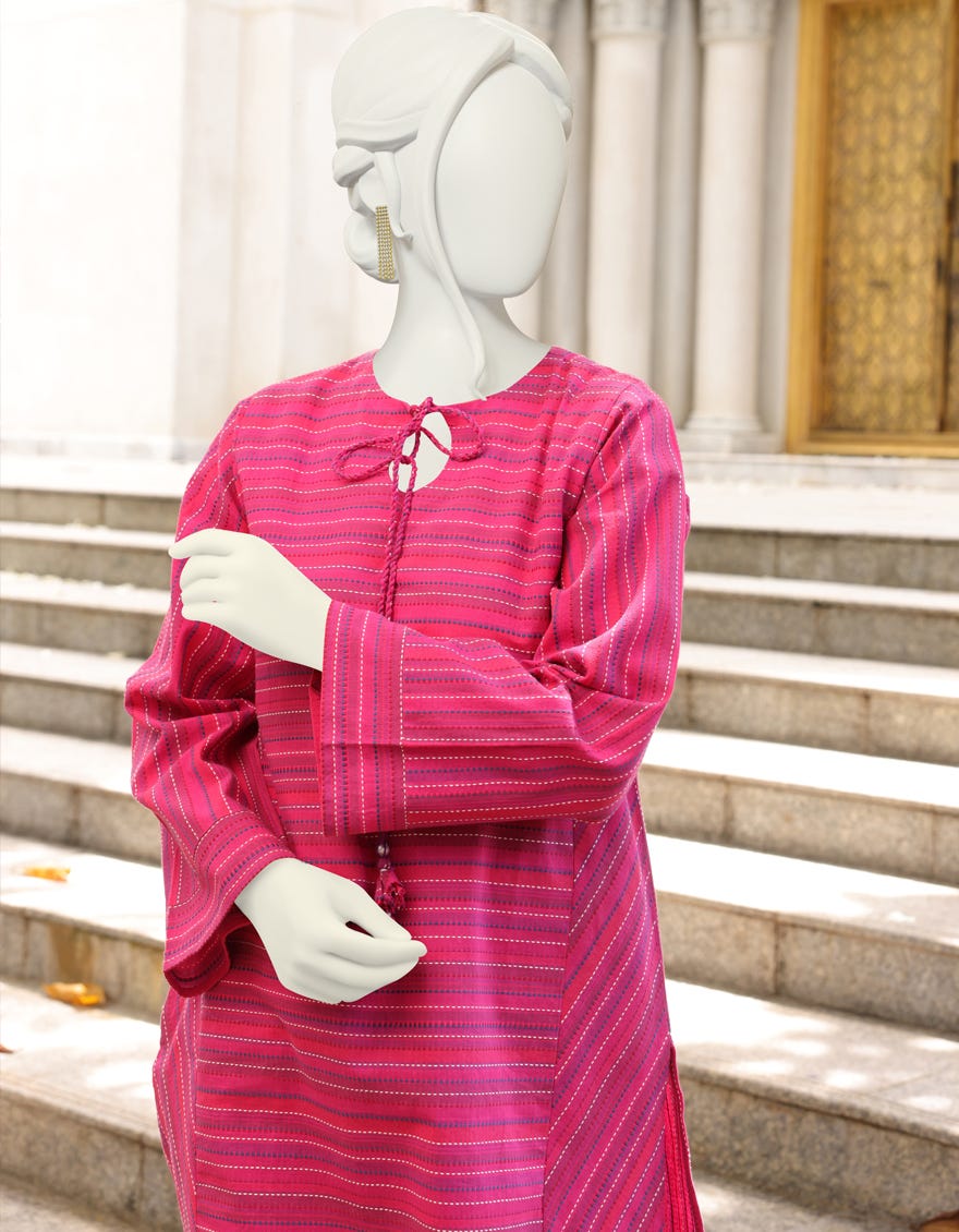 PINK JACQUARD 2PC UNSTITCHED | JJLS-W-JW2-22-2030 FB