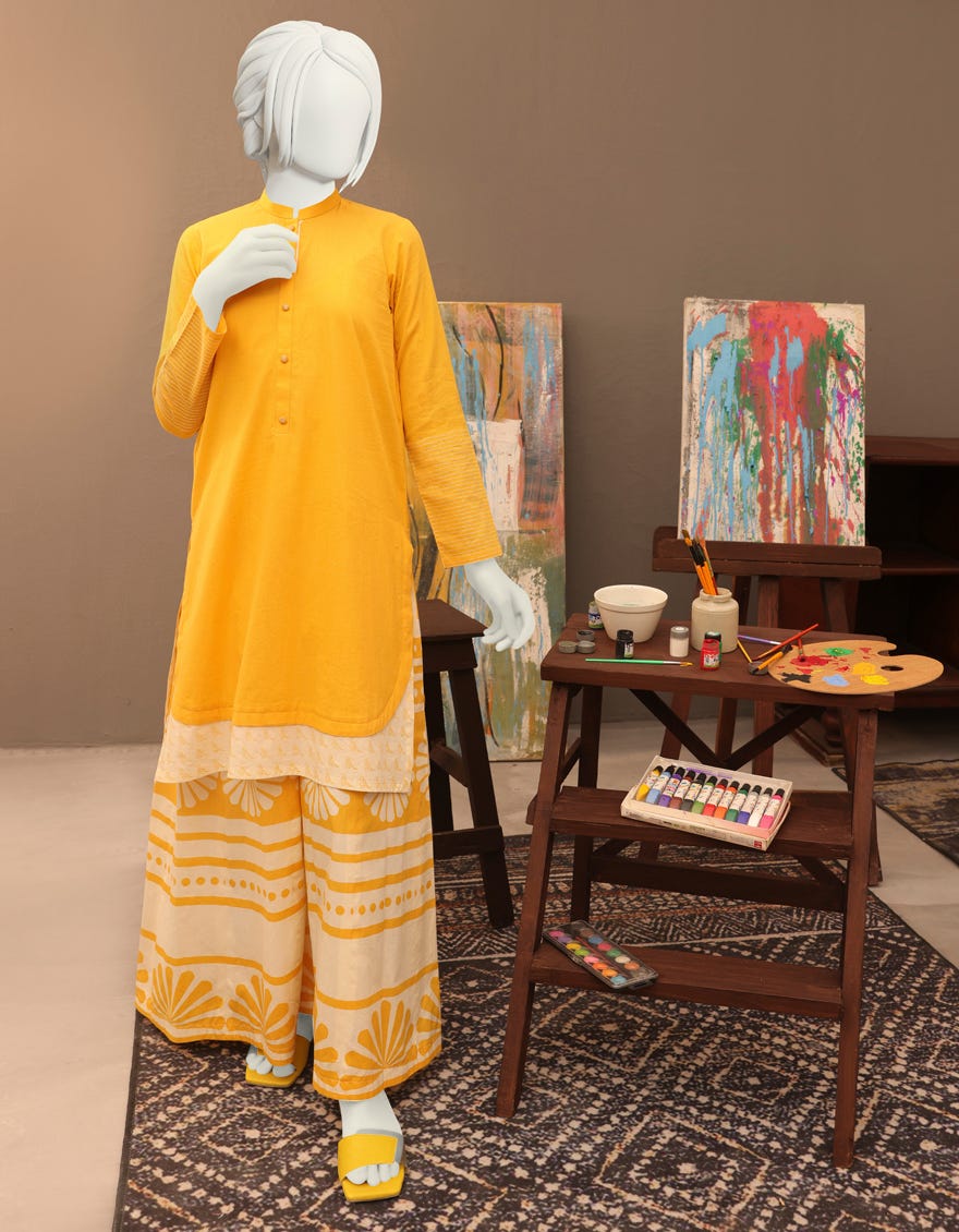 YELLOW CAMBRIC TEENS 2PC | JYGK-W-JWT-22-3207 FB