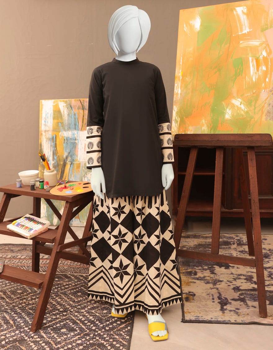 BLACK CAMBRIC TEENS 2PC | JYGK-W-JWT-22-3209 FB