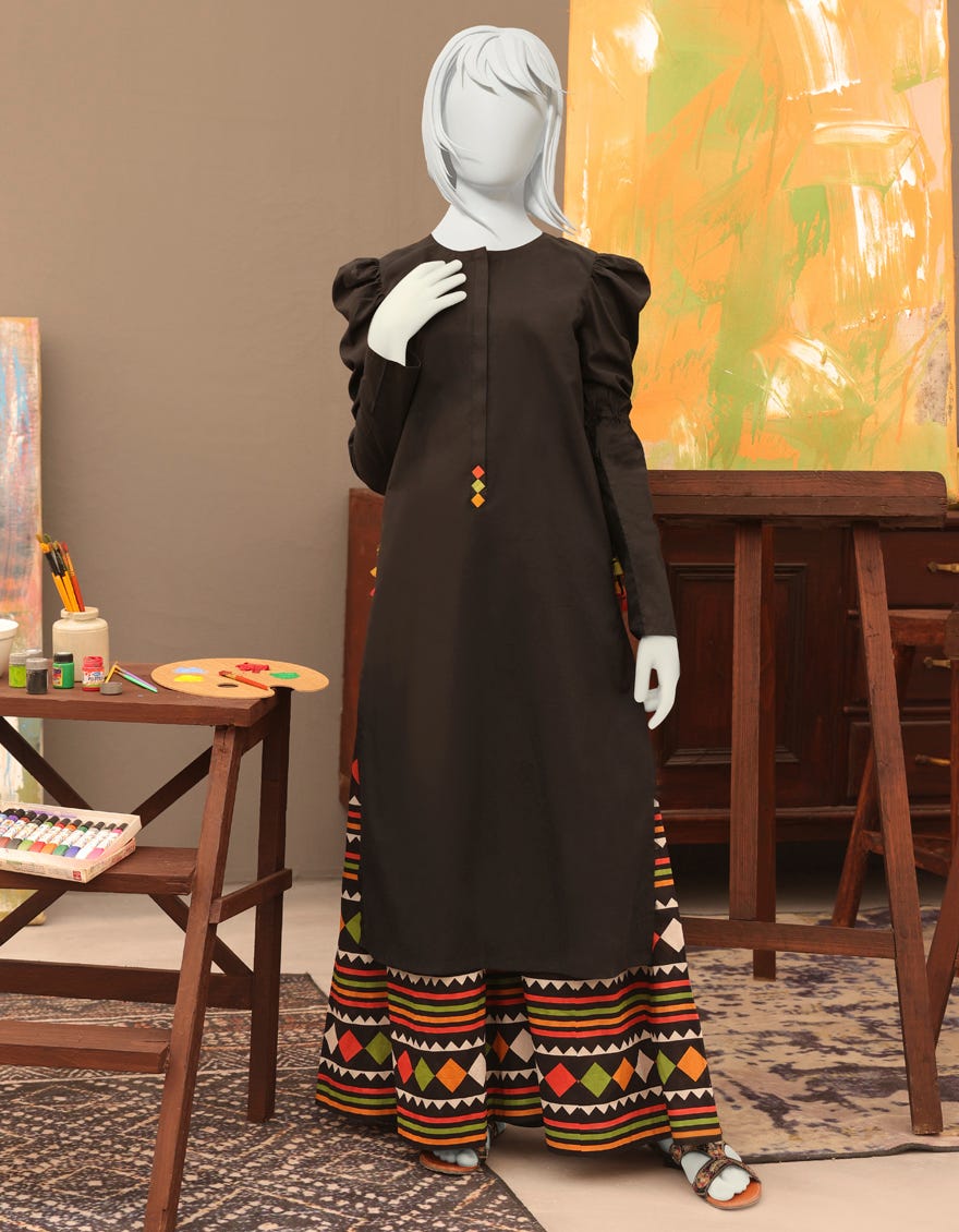 BLACK CAMBRIC TEENS 2PC | JYGK-W-JWT-22-3210 FB