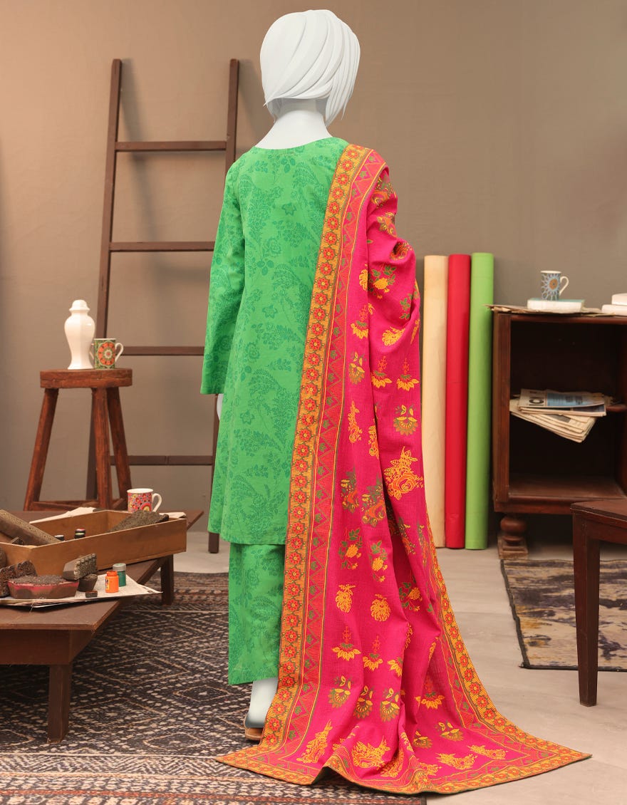 GREEN CAMBRIC TEENS 3PC | JGK-YGK-JWT-W-22-3508