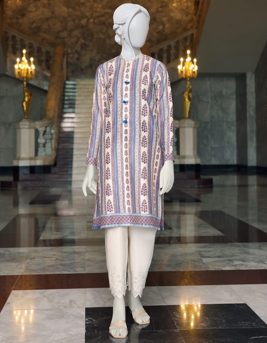 MULTICOLOR CAMBRIC 1PC UNSTITCHED | JJLS-W-JW1-22-505 FB