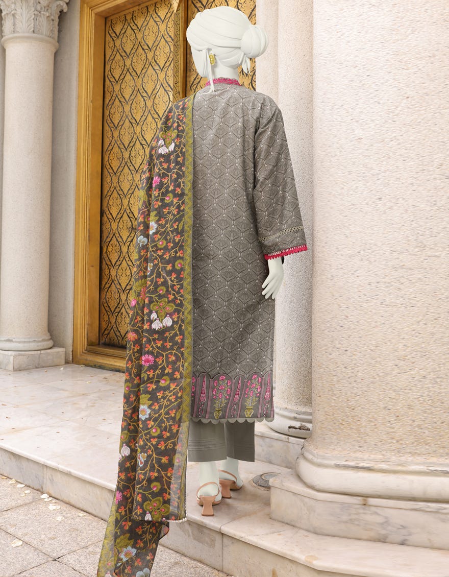 GREY CAMBRIC 2PC UNSTITCHED | JJLS-W-JW2-22-7040 FB