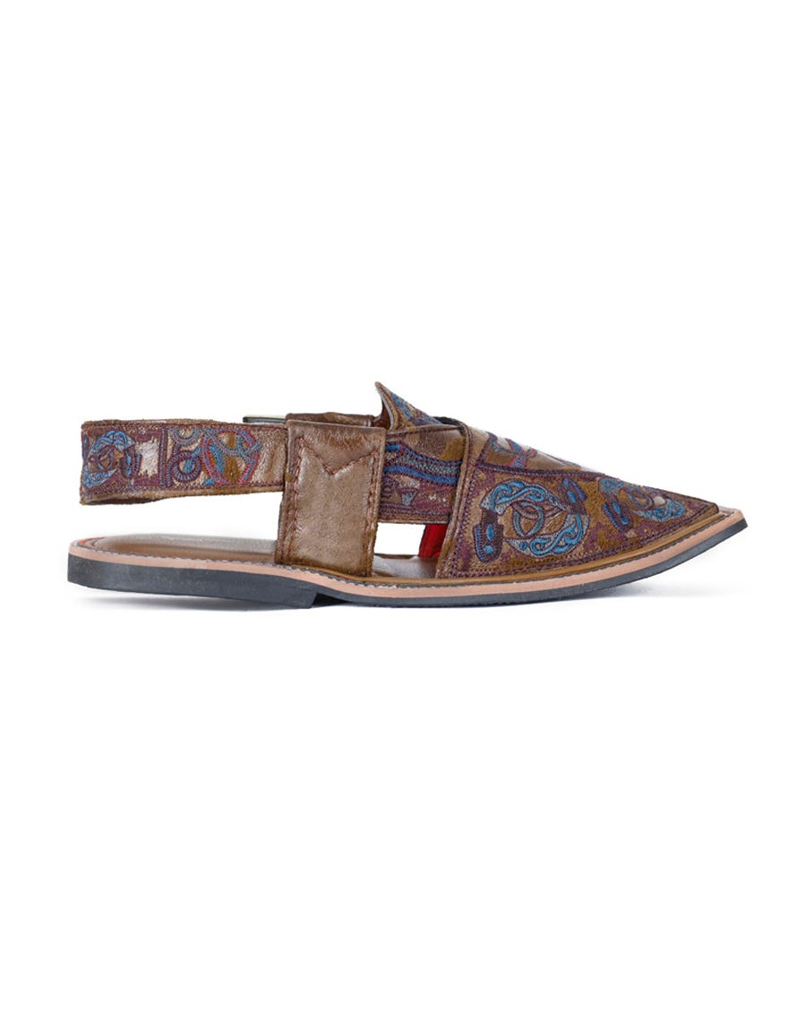 BROWN PESHAWARI SANDALS
