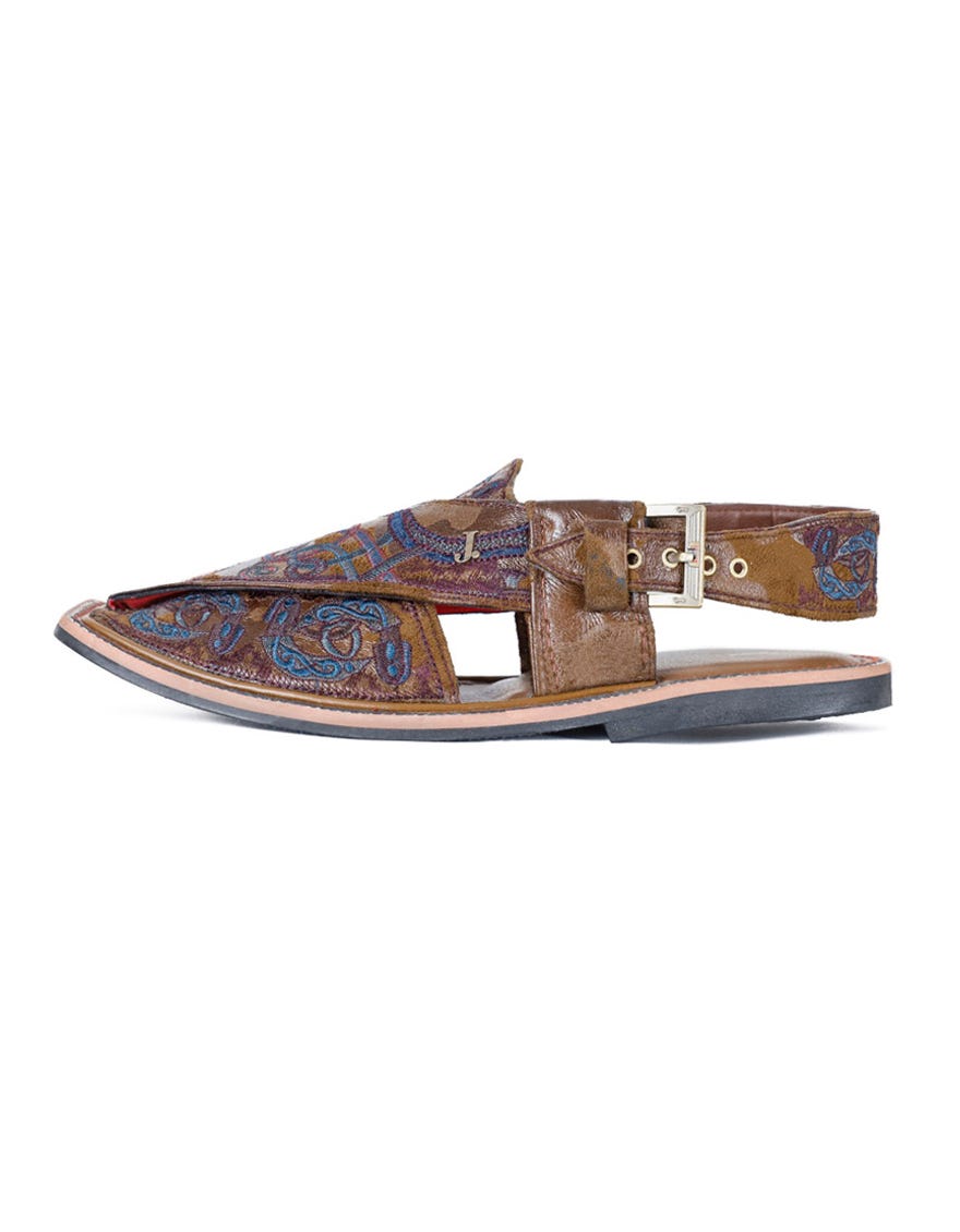 BROWN PESHAWARI SANDALS