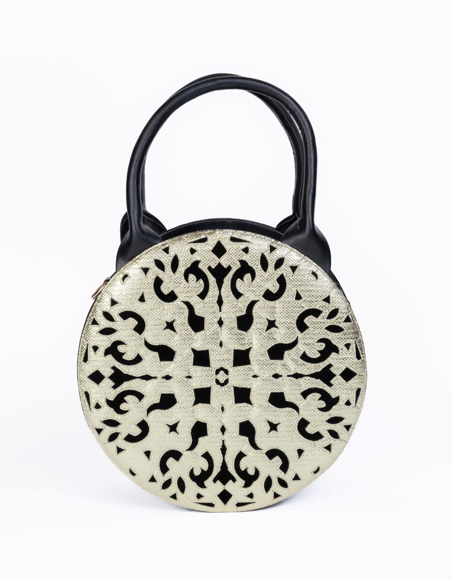 Black Velvet Handbag | Jjbl-24-049