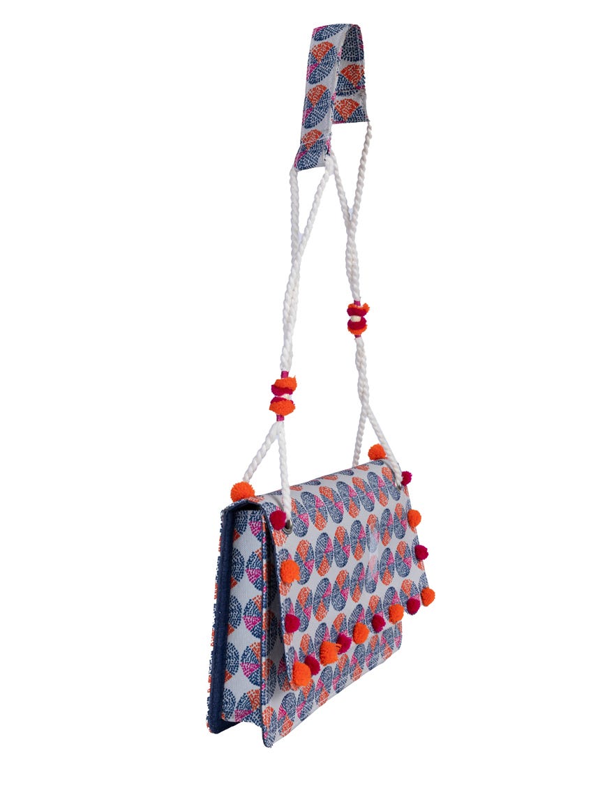 Multicolor Canvas Handbag | Jjbl-24-054