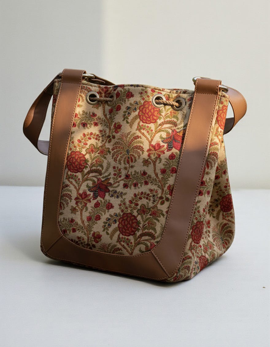 MULTICOLOR VELVET SIDE BAG | JJBL-24-085