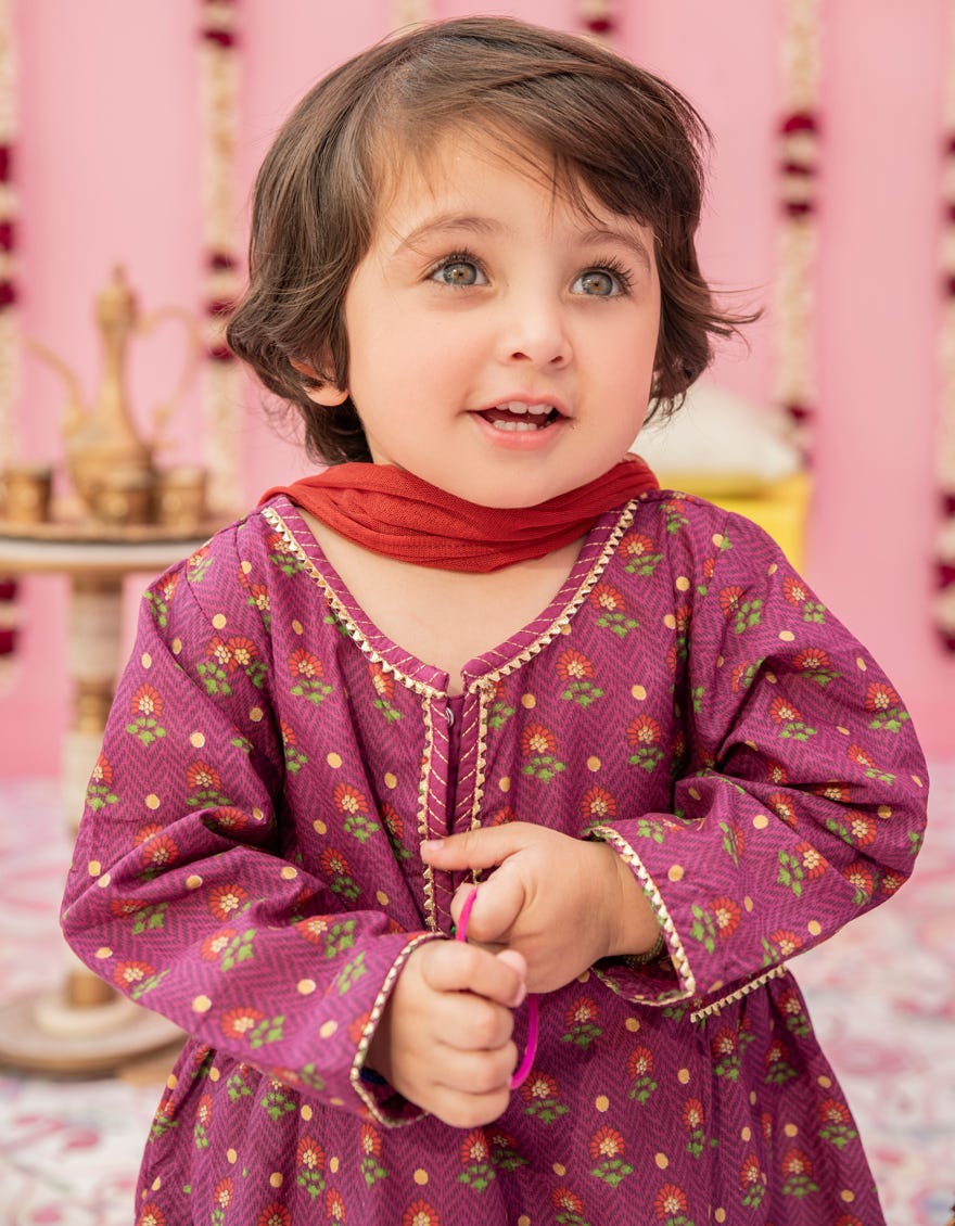 Purple Lawn Stitched 3 Piece | Jgk-S-24-1920