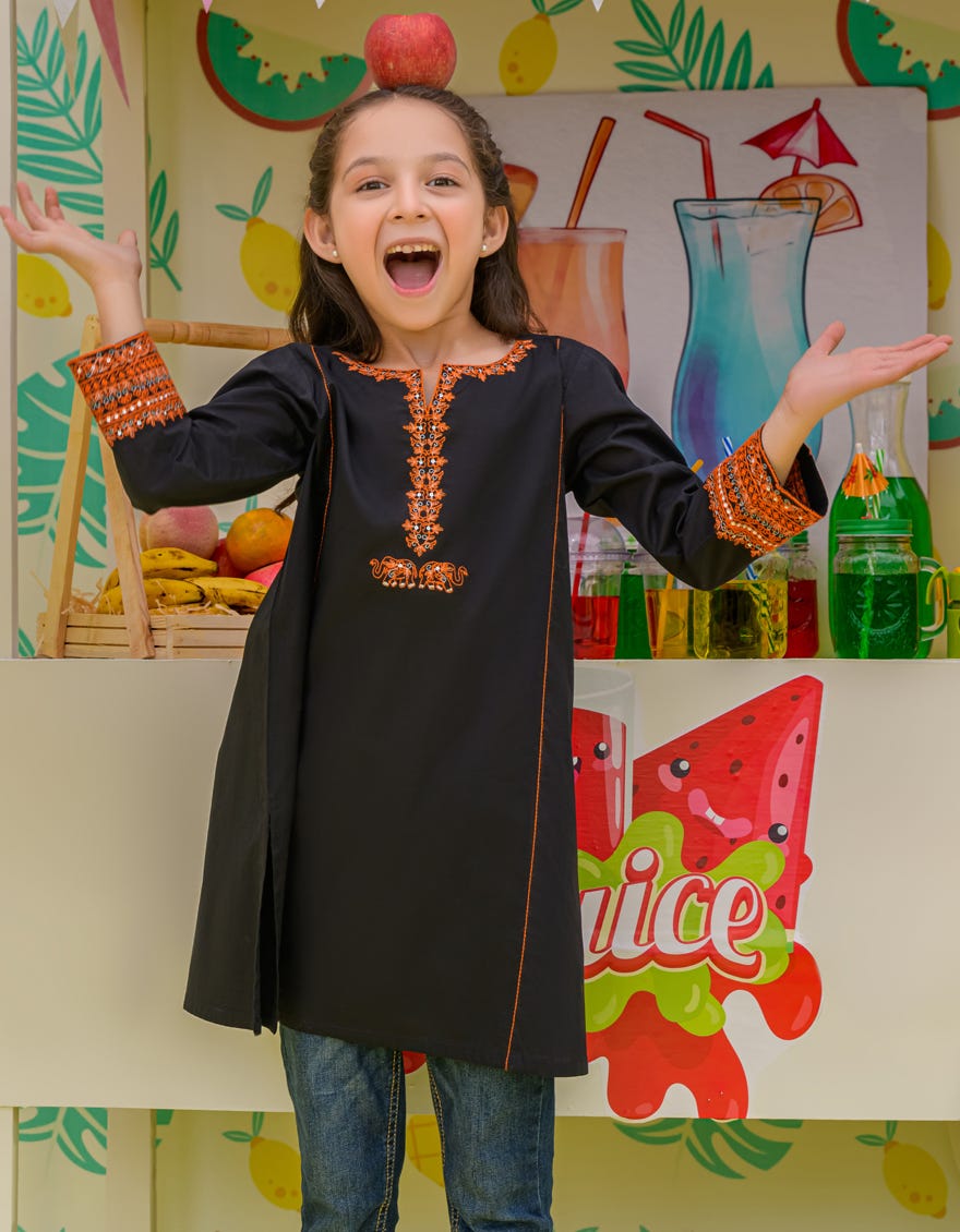 Black Lawn Girls Kurti | Jglk-S-24-2500