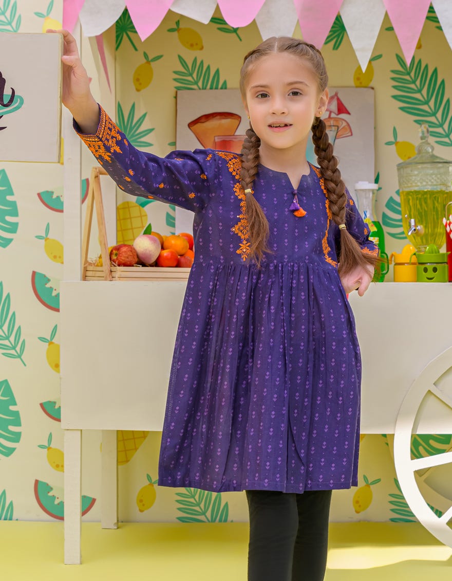 Purple Lawn Girls Kurti | Jglk-S-24-2506