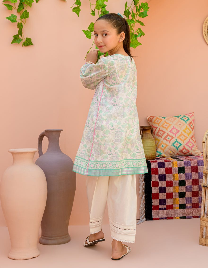 White Lawn Kurti | Jglk-S-24-2521