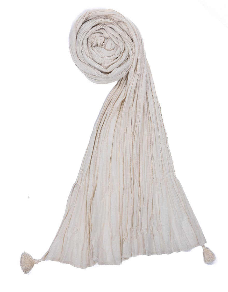 Off White Lawn Dupatta | Jldp-S-24-2601