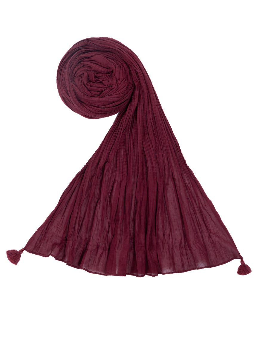 Maroon Lawn Dupatta | Jldp-S-24-2609
