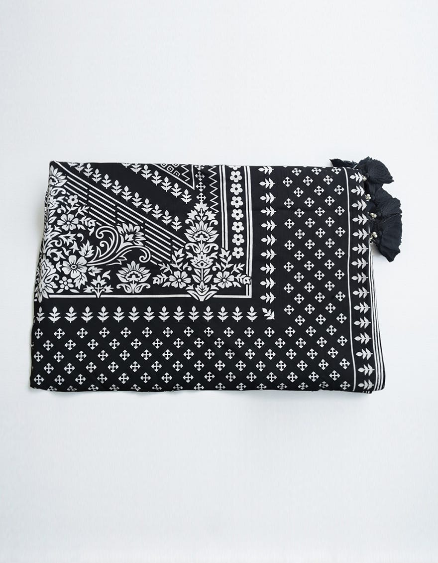 BLACK LAWN DUPATTA | JLDP-S-24-2631