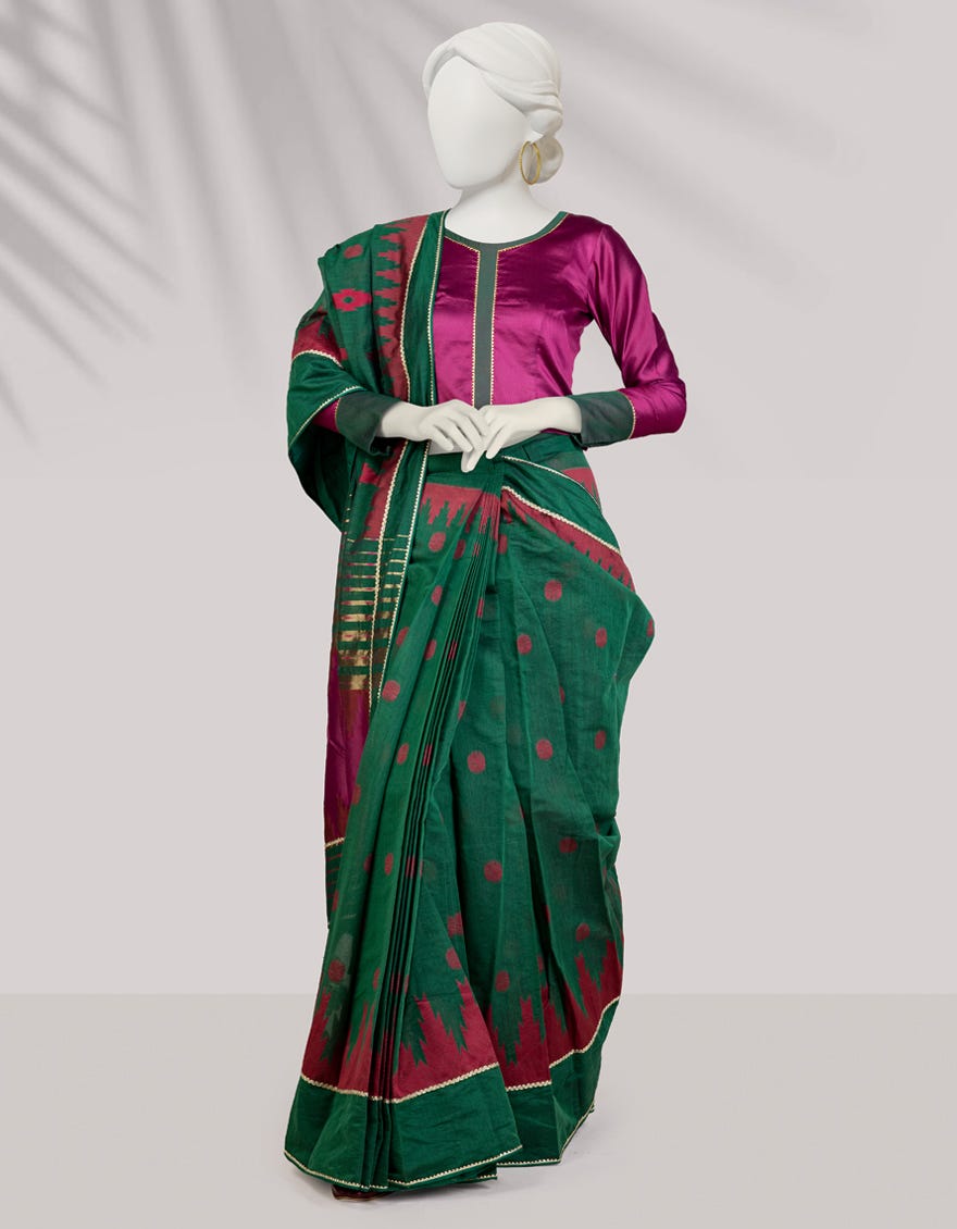 Multicolor Jacquard Saree | Jsr-S-24-503