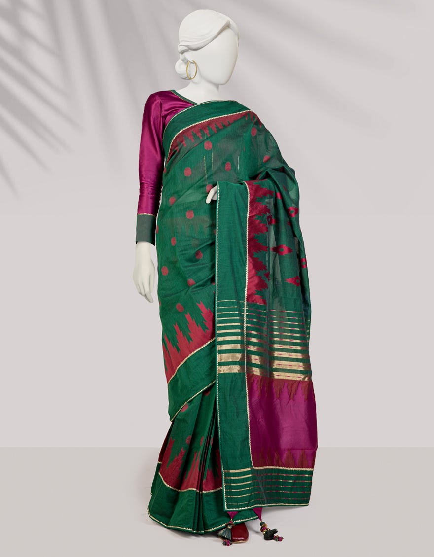 Multicolor Jacquard Saree | Jsr-S-24-503