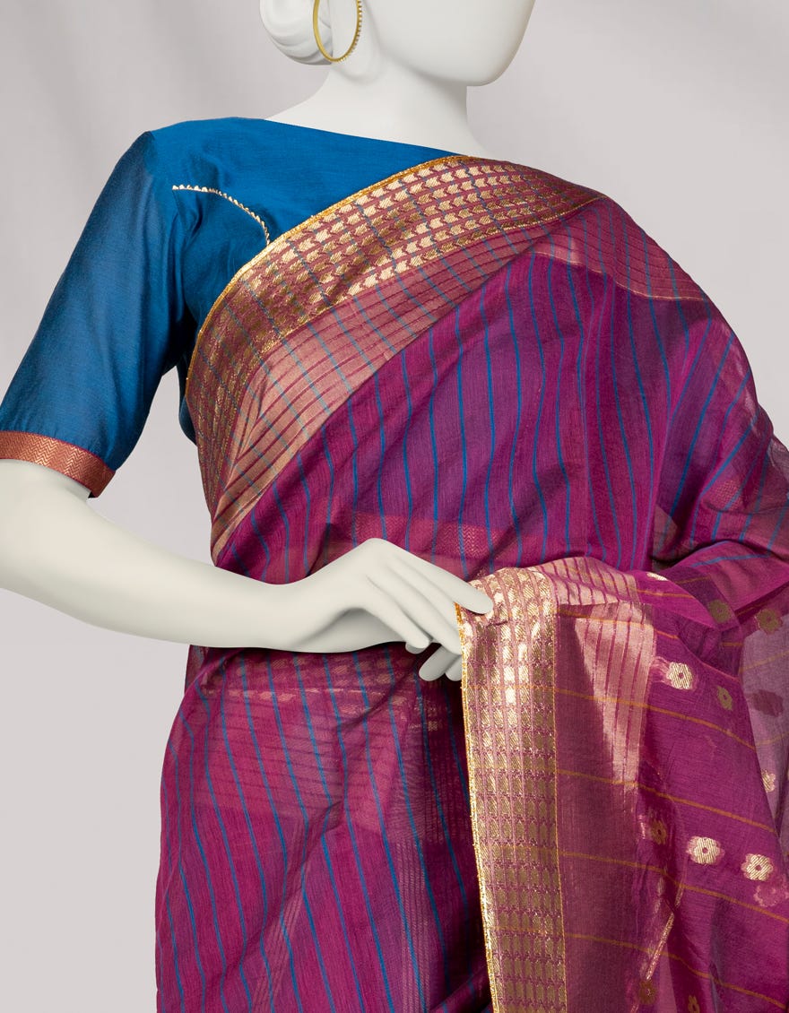 Multicolor Jacquard Saree | Jsr-S-24-504