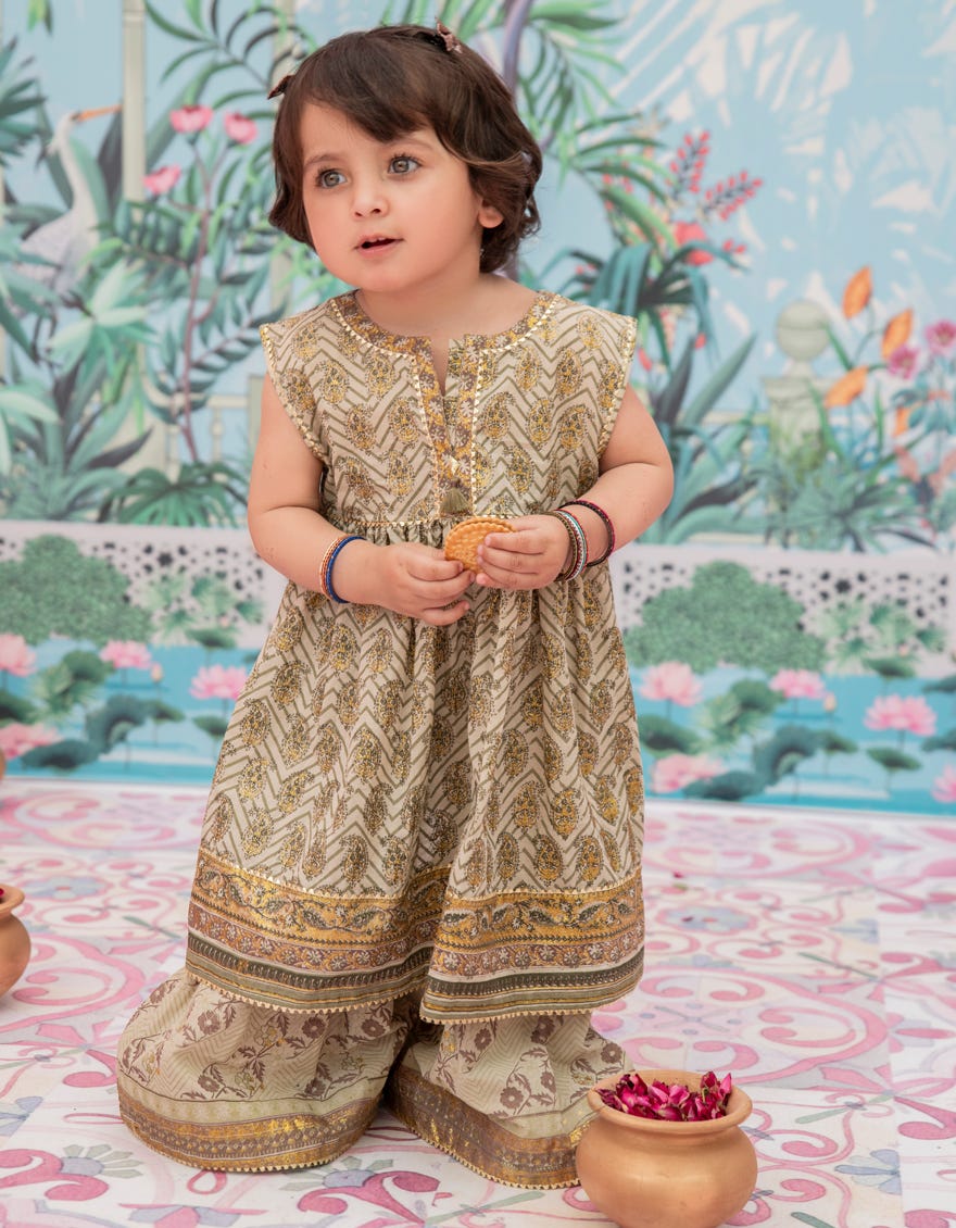 Beige Lawn Stitched 2 Piece | Jgkl-S-Jk2-24-5622