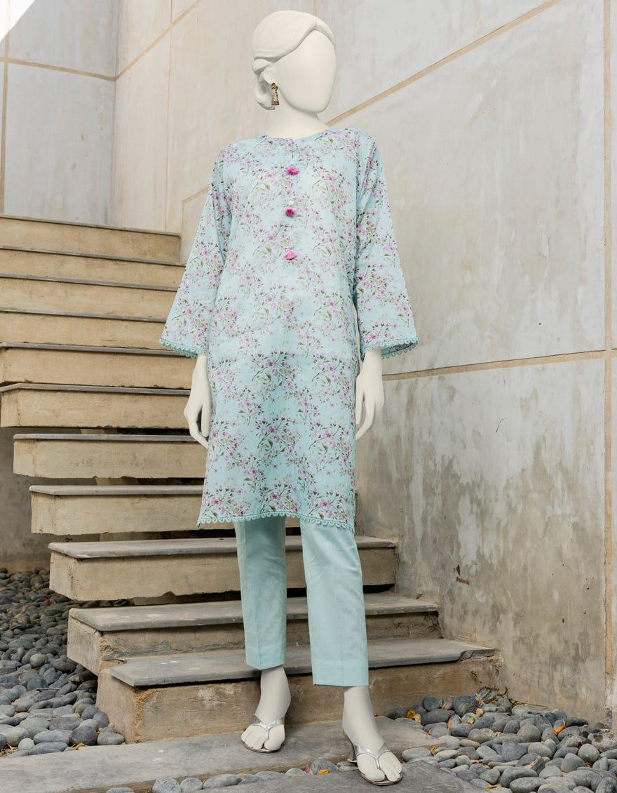 Multicolor Lawn Unstitched 1Pc | Jlawn-S-Jsu-24-908