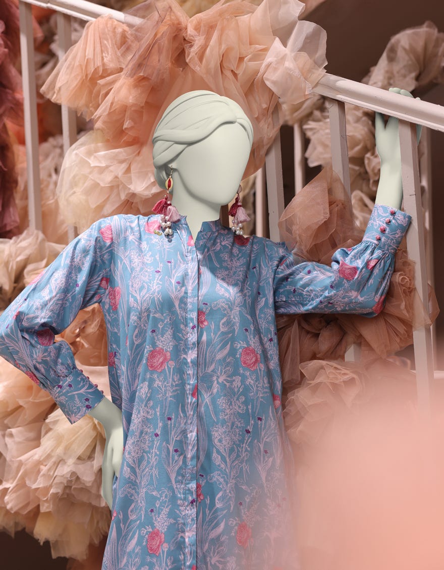 MULTICOLOR CAMBRIC PRINTED UNSTITCHED 1PC