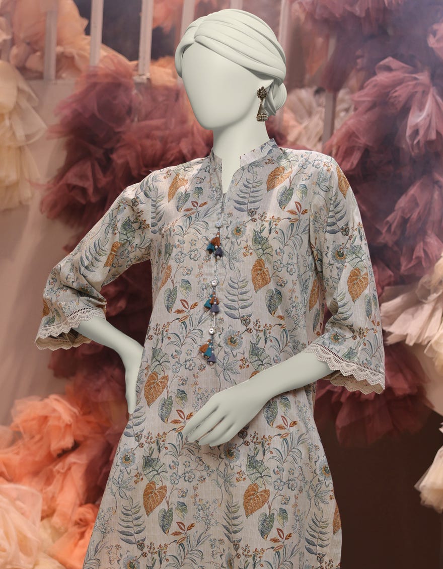 MULTICOLOR CAMBRIC PRINTED UNSTITCHED 1PC