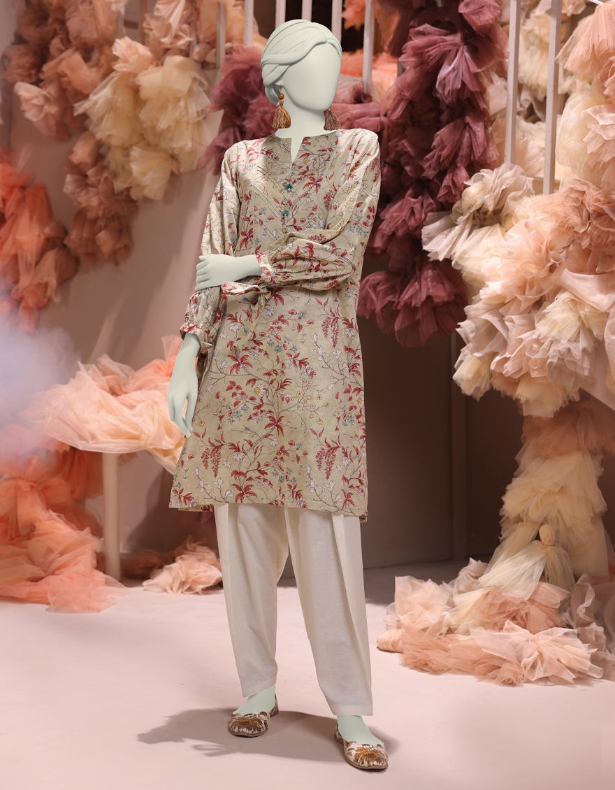 MULTICOLOR CAMBRIC PRINTED UNSTITCHED 1PC