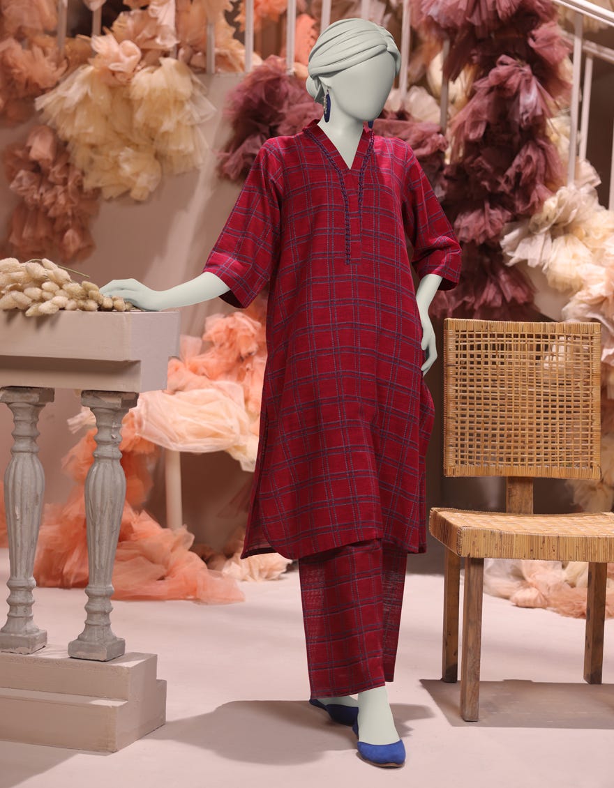 MULTICOLOR KHADDAR PRINTED UNSTITCHED 1PC