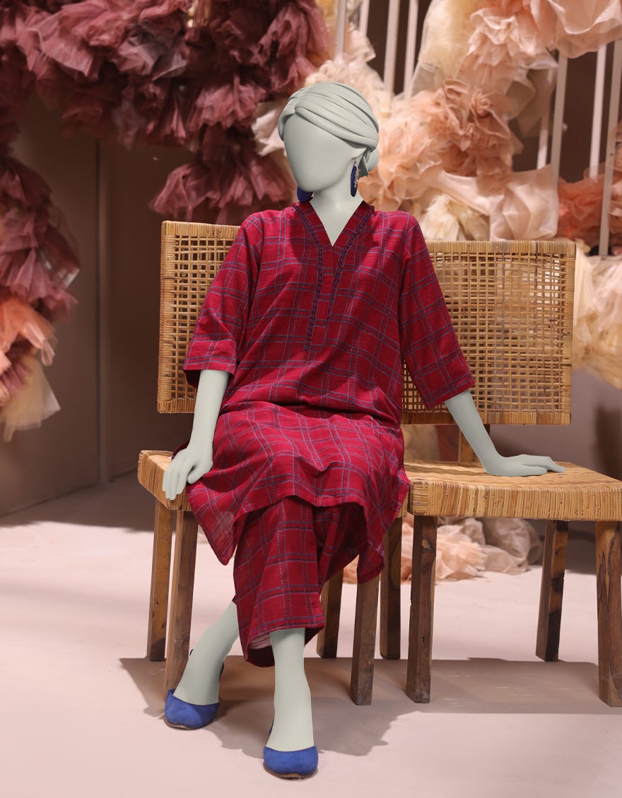 MULTICOLOR KHADDAR PRINTED UNSTITCHED 1PC