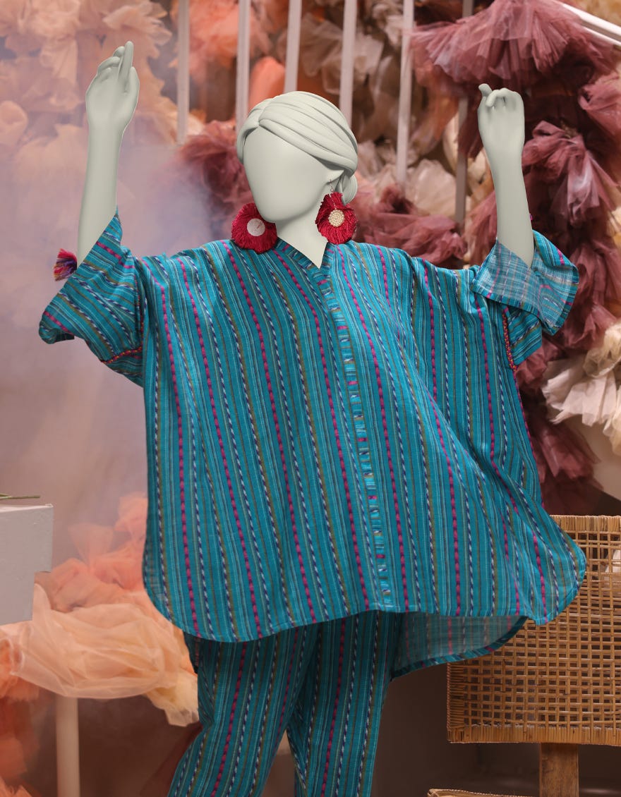 MULTICOLOR KHADDAR PRINTED UNSTITCHED 1PC