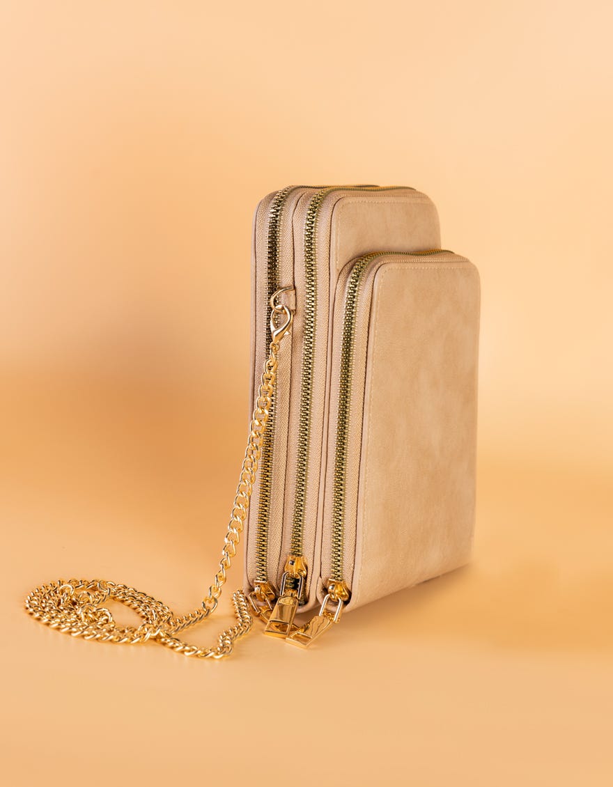 BEIGE SIDE BAG | JJBL-25-100