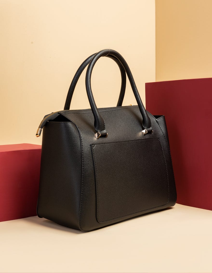 BLACK TOTE BAG | JJBL-25-103