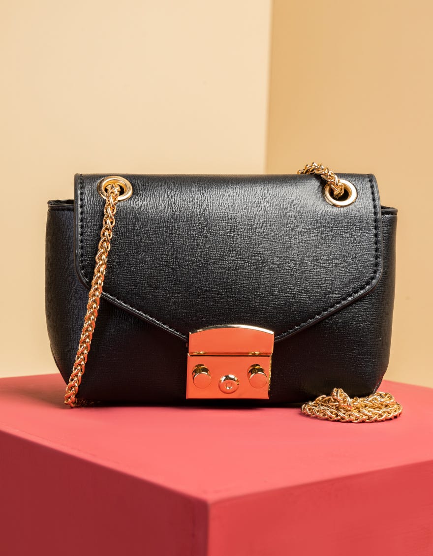 BLACK SIDE BAG | JJBL-25-102