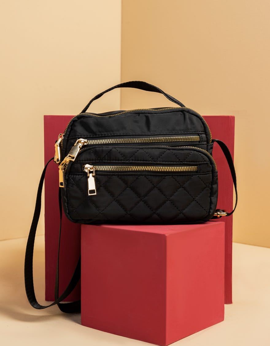 BLACK SIDE BAG | JJBL-25-104