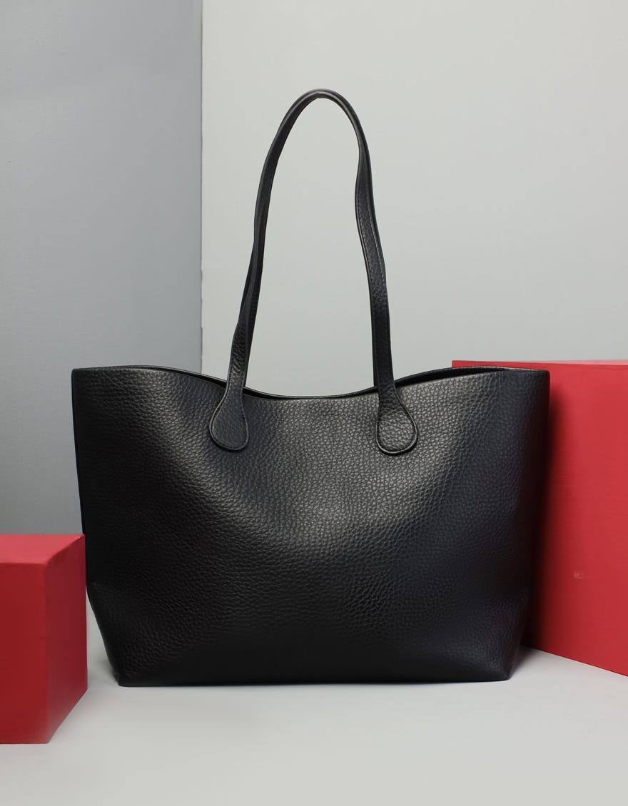 BLACK TOTE BAG | JJBL-25-105