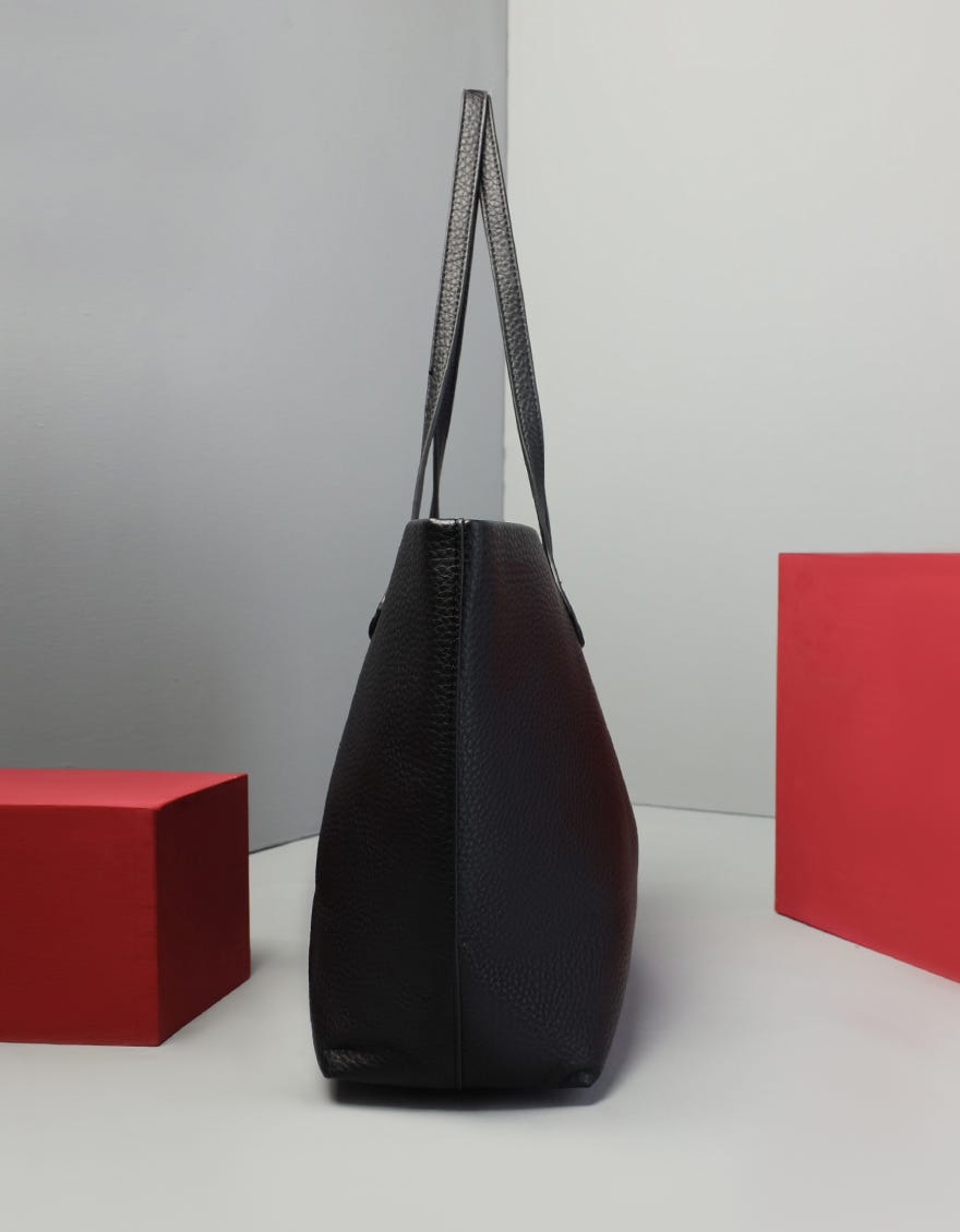 BLACK TOTE BAG | JJBL-25-105