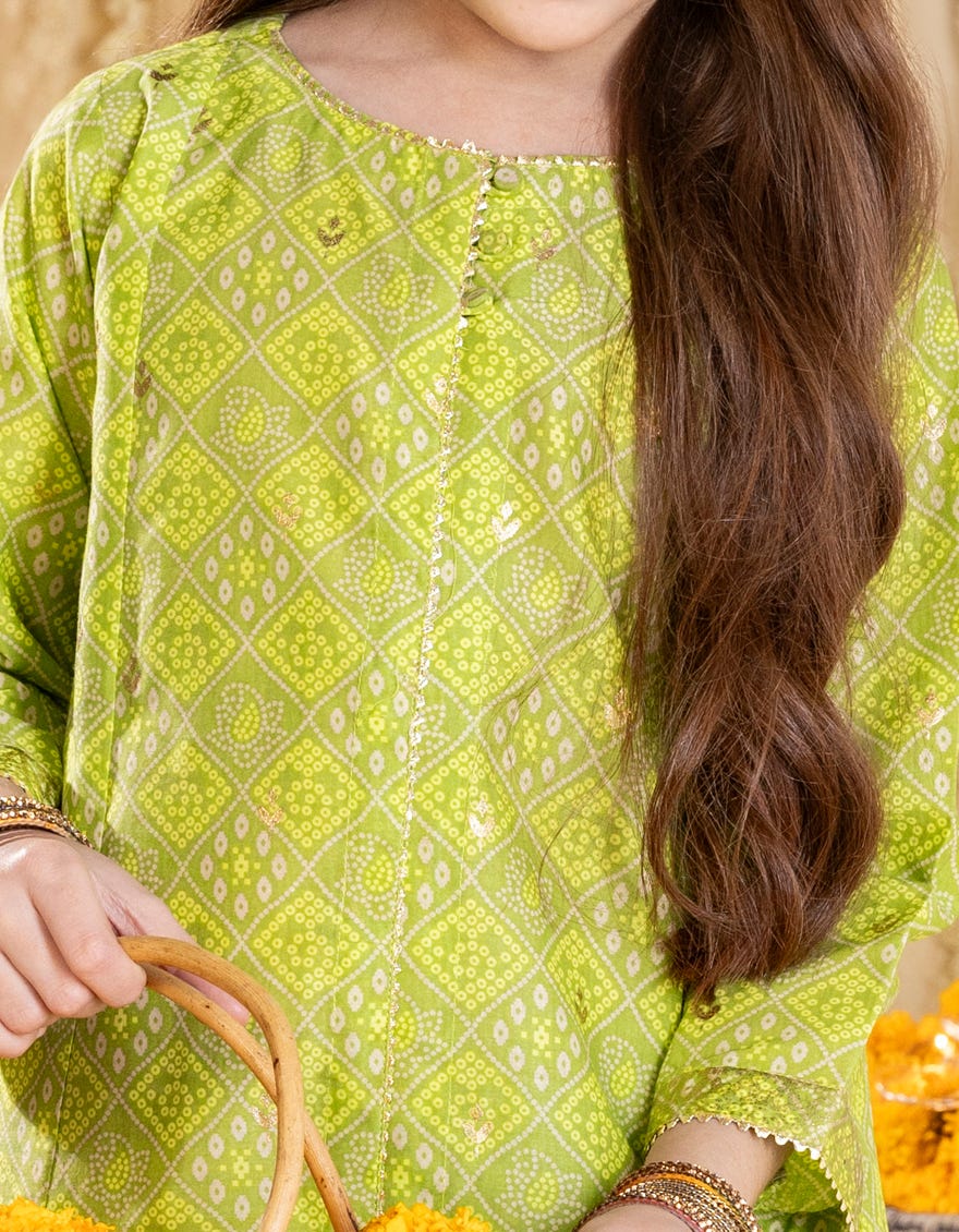 GREEN LAWN PRINTED 3PC | JGK-S-JGP-25-1527